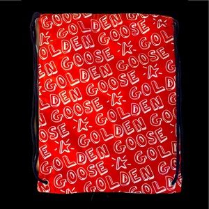 Limited Edition Golden Goose Drawstring Bag